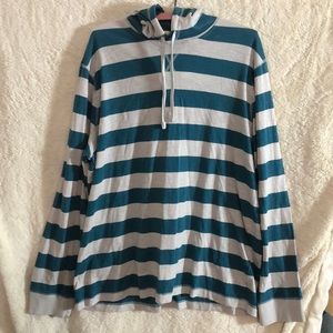 URBAN PIPELINE Hoodie XXL lightweight green Gray pullover Skater looks new NICE